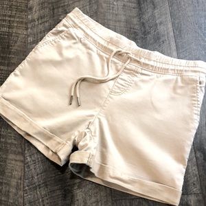 TIME & TRU KHAKI ELASTIC WAIST 4’ SHORTS WITH POCKETS SIZE JR S(4-6)